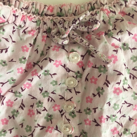 Babygap Pink Floral Shirtdress Top 5T / 5 years - Picture 3 of 8